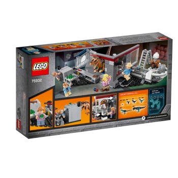 Lego set Jurassic world velociraptor chase LE75932